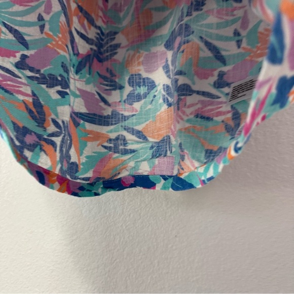 Cat & Jack Blue and Orange Button Down Shirt - Picture 13 of 13